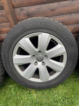 Originál kola Audi na zimních pneu 225/55/16 - 9