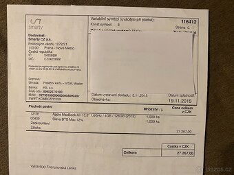 Notebook Apple MacBook Air 13,3“ - 9