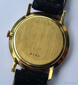 Pánské zlaté náramkové hodinky Helvetia 14K - 9