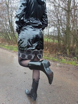 Dámské gumové kovbojské holínky - 9