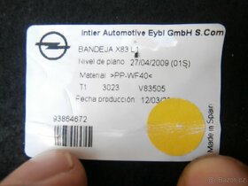 Plato zavazadlového prostoru na Opel za 500 kč - 9