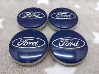 Středové krytky Ford, 54x52mm Modré - 9