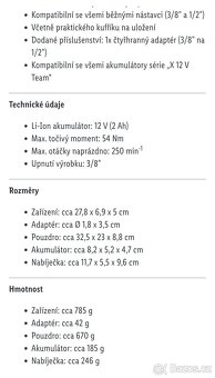 Aku rohový ráz Utahovák parkside V12 v kufru - 9