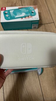 Nintendo switch lite turquise + hry - 9