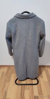 Dámský antracitový kabát, vel. L - 9