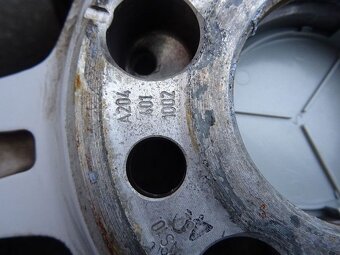 Alu disky Mercedes C204,16", 5x112, ET 39,šíře 6J,letní sad - 9