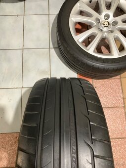 Alu kola Škoda R17 5X112 LETNÍ PNEU 225/45 R17 ZENITH - 9
