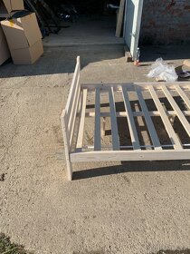 drevena postel 120x200 borovice S rostem Nova - 9