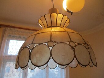 lustr, světlo, stínidlo, vitrážový, styl Tiffany - 9
