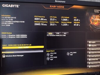 I3-10100, 32GB DDR4/3200, H510m, 512GB M2 - 9