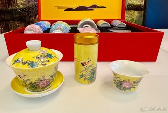 Krásná nová čínská čajová porcelánová souprava - 9