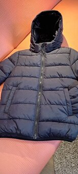 N.ová chlapecká zimní prošívaná bunda H&M vel.140 - 9