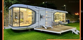 Vesmírna kapsula ,mobilní dům , obytný kontajner - 9