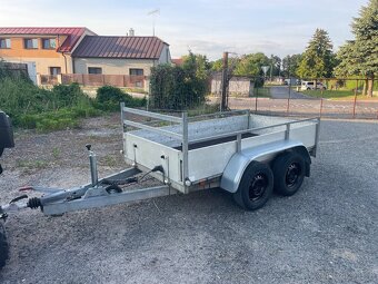 Bržděný přívěs Anssems 2000 kg, 130x250, nová STk - 9