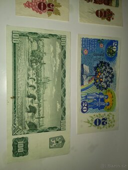 SESTAVA BANKOVEK 10-1000 KČS, 80. LÉTA, 6 RŮZNÝCH NOMINÁLŮ - 9