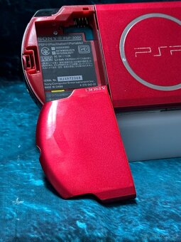 Červené PSP 3000 – TOP stav (A+) | Kompletní balení - 9