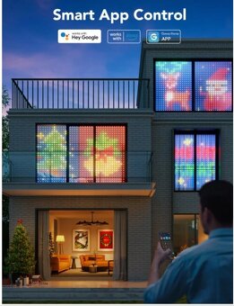 LED závěs Govee RGBIC Curtain Light 520 LED - 1.5 x 2m - 9