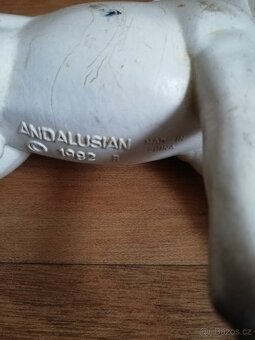 Klisna a hřebec - 2 x figurka koně - Palomino + Andalusian - 9