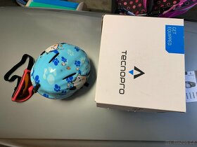 PRODÁM DĚSTKOU HELMU TECNOPRO, VELIKOST 48, JAKO NOVÁ - 9