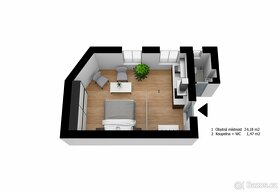 Prodej půdního prostoru + bytové jednotky, 182 m2, Praha 4 - 9