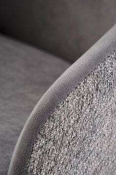 Jídelní čalouněná křesla, bukové nohy, 6ks - 9