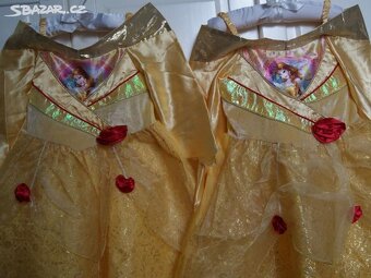 Šaty Disney Princess - Bella, vel.5-6 let - 9