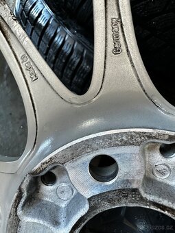 5x112 R16 6,5J ET49 Mercedes Benz + 205/55 R16 zimné - 9