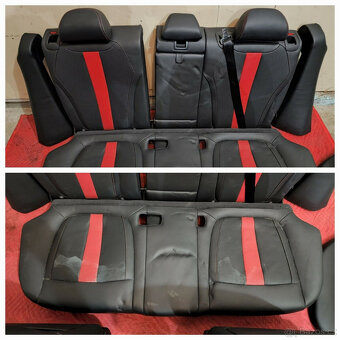 BMW F85 X5M 14-18, sada interiéru, sedadla + konzola, černá, - 9