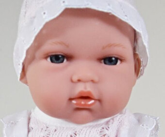 PROUTĚNY KOČAREK S MADEIR. KRAJKOU+ PANENKA ARIES NATAL 33cm - 9