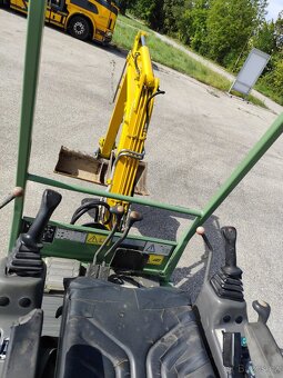 Minibagr Yanmar B15 /1600kg/, 2x lyžica - 9
