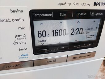 Prodám LUXUSNI dig.pračku značky SIEMENS na 9kg--DOVEZU--- - 9