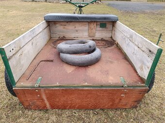 Fréza (malotraktor) bez agregátu + brzděný vozík - 9