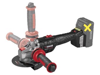 Aku úhlová bruska Parkside PWSAP 20-Li G7 - Nová - 9