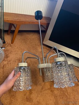 Retro lustr LIDOKOV 70 léta. Zachovalý stav. - 9