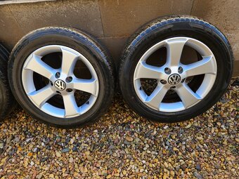 Alu disky VW s pneu TOP Hankook R16 sada, elektrony, disky - 9