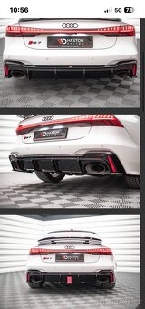 Audi RS6 C8 Nové difuzory (zadni+boční) - 9
