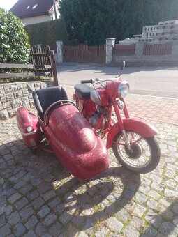 Jawa 250 + sidacar velorex - 9