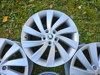 Sada originálních alu disků Škoda Turbine - 7,5Jx18" - 5x11 - 9