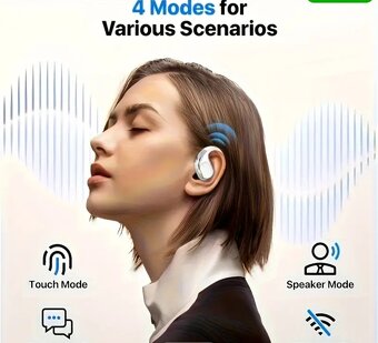 Bluetooth sluchátka s uchycením za uši - 9