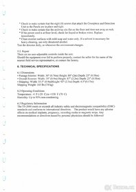 Průchozí detektor kovů SUNS TS-2000 - 9