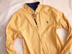 Ralph Lauren pánska slim košeľa roll up rukáv M - 9