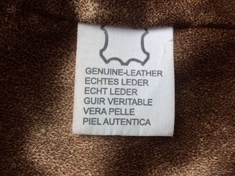 Dámská kožená bunda, vel. M. - 9