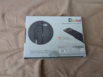 DVB-T2 přijímač Dcolor HDMI kabelová TV Stick, H265 - 9