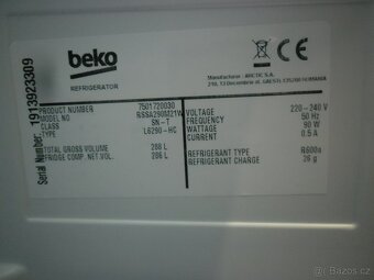 Lednice Beko RSSA290M21W, 151 x 60 cm, A+ - 9