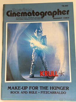 Set vintage filmového časopisu Cinematographer z osmdesátek - 9
