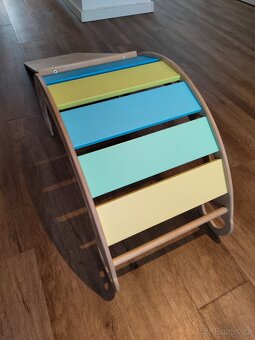 Montessori houpačka COMFORT + Skluzavka 2v1 ByVici - 9