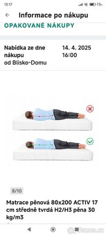 Zdravotní matrace IZER Activ 17cm - 9