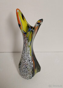 Luxusná umelecká váza z hútneho skla - 9