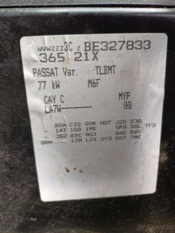 Nahradni dily vw passat b7 combi 1.6tdi 6q - 9