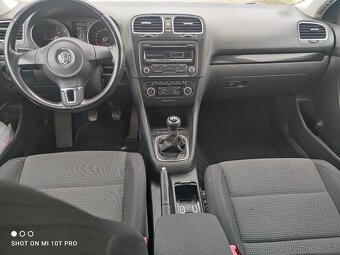 VW Golf 6 combi klimatonic parkovací čidla přední zadní - 9